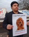 Salford Boycott Dogs4Us Christmas Protest